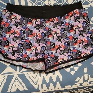 Colorful Patterned Athletic Shorts